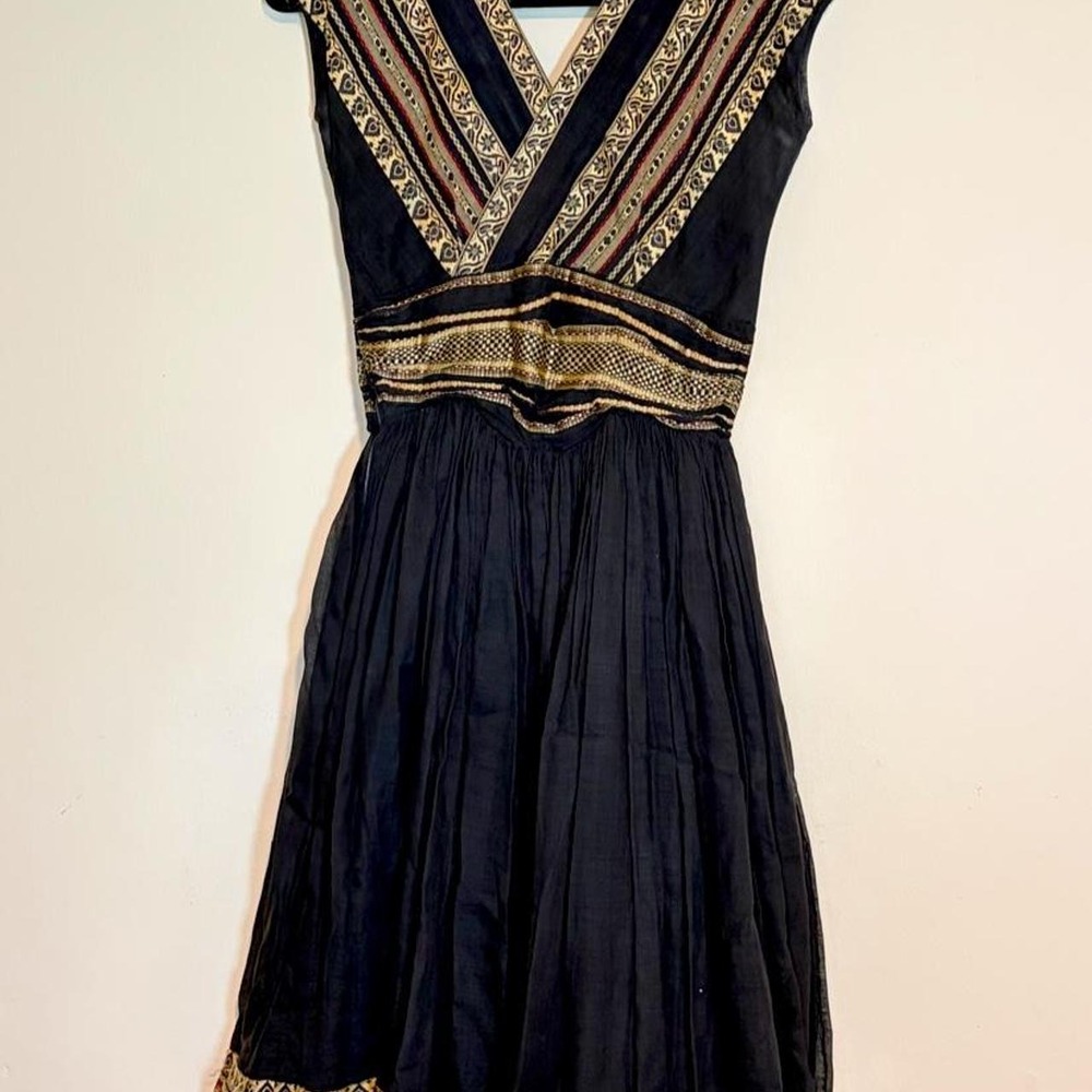 Vintage 50s Patio Cocktail Dress - Picture 2 of 8